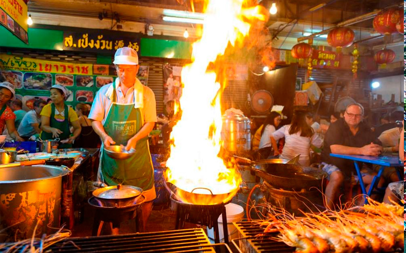 Gastronomia en Bangkok para tu viaje de bodas